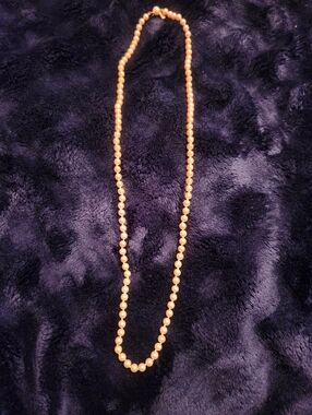 Marvella Vintage Simulated Pearl Bead Necklace